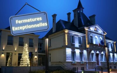 Fermetures exceptionnelles de la mairie